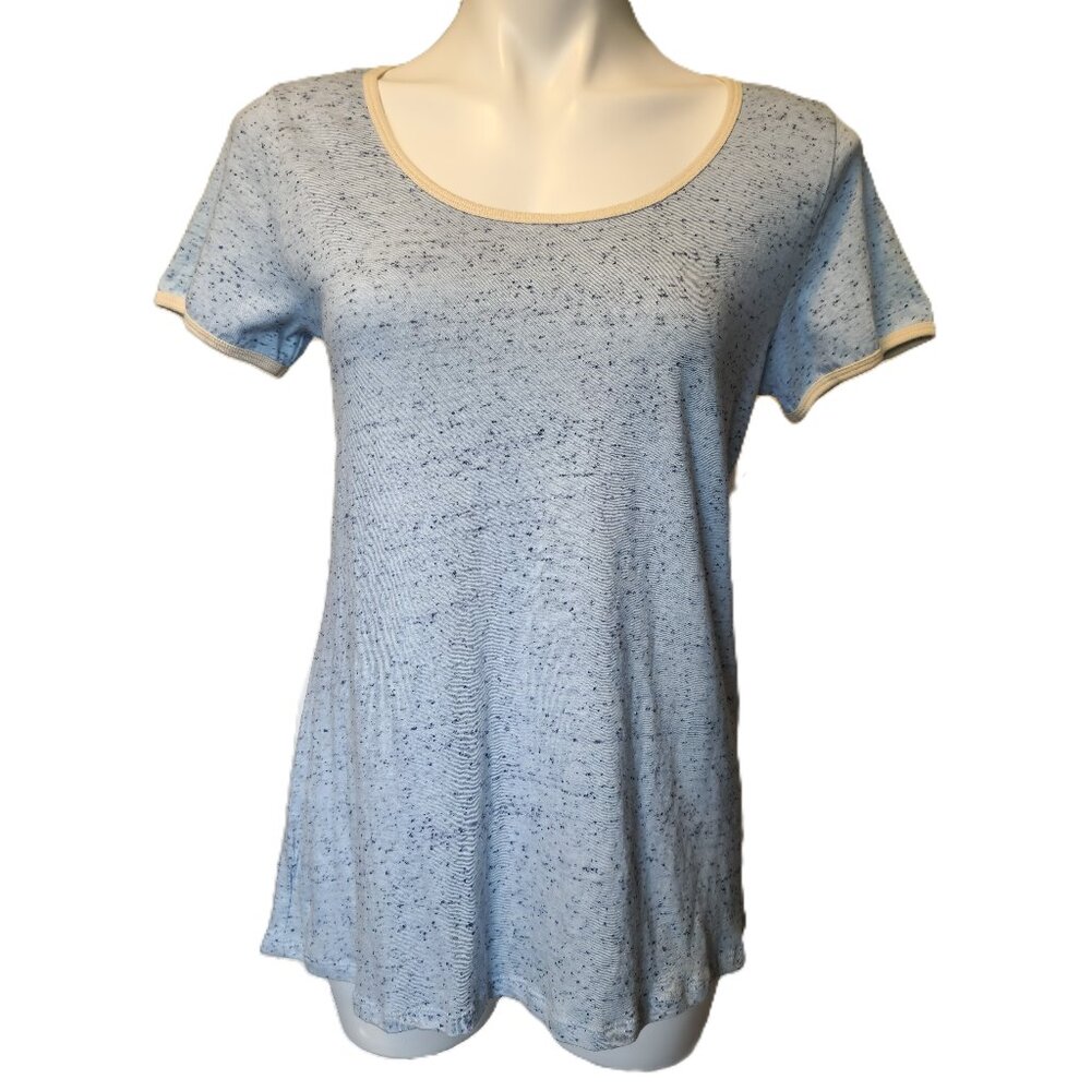 ❤️ 4/$20 New LuLaRoe Classic T Women's size extra small top Light blue Speckled